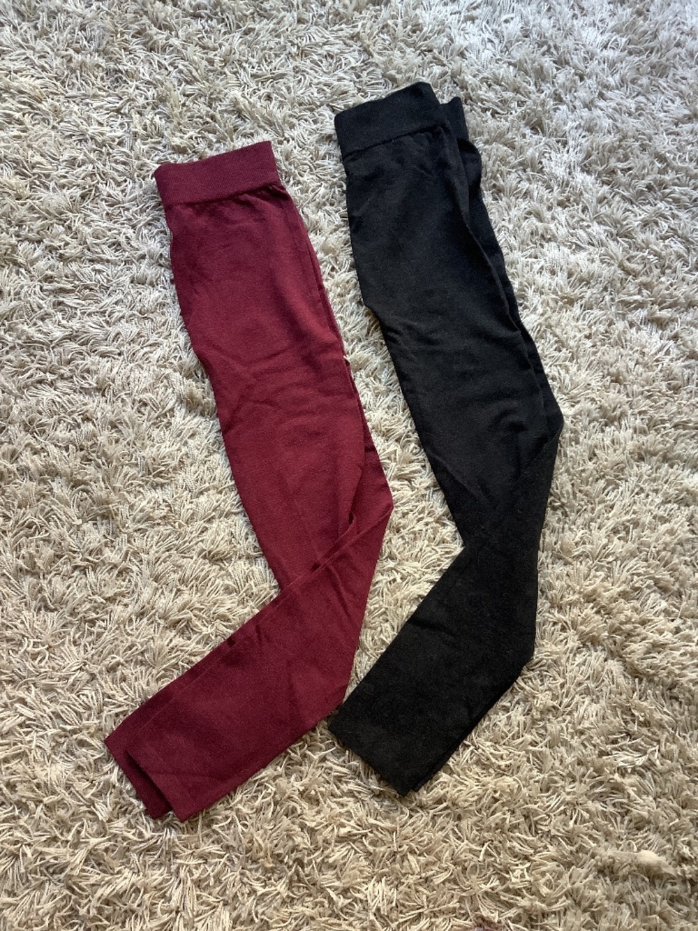 NWOT C'est Moi - Two Pairs Bamboo Blend Leggings